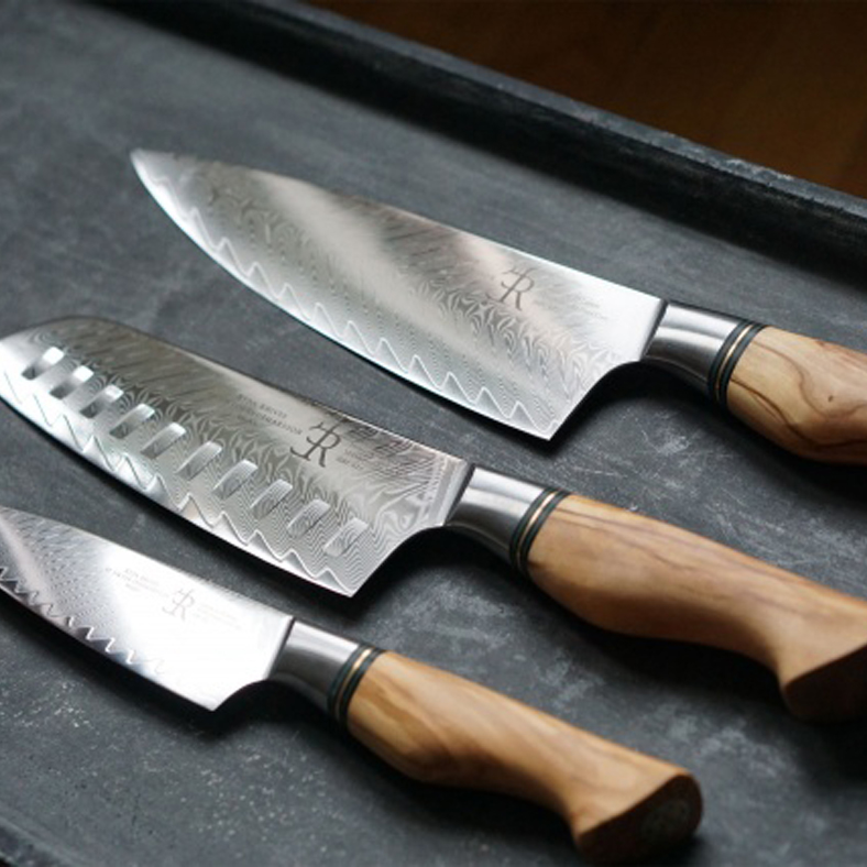Ryda Knives tre olika knivar