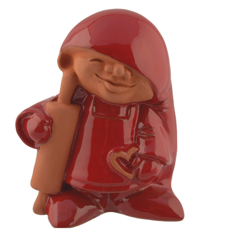 Röd tomtenisse från Nittsjö